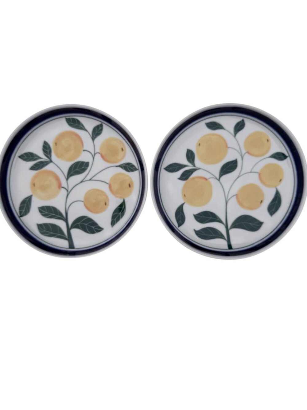 Dansk Berries Series Peach Salad Plate 8" Discontinued Pattern Philippines X 2 - Picture 9 of 16
